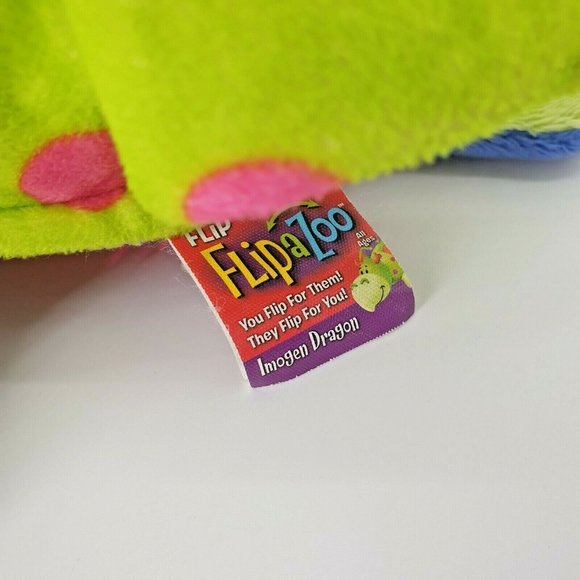FlipAZoo Imogen Dragon Unicorn Plush Pillow Toy Cleaned Sanitized Collectable - Picture 4 of 12